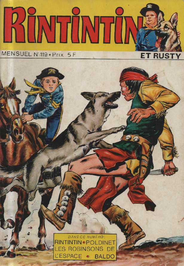 Scan de la Couverture Rintintin Rusty n 119